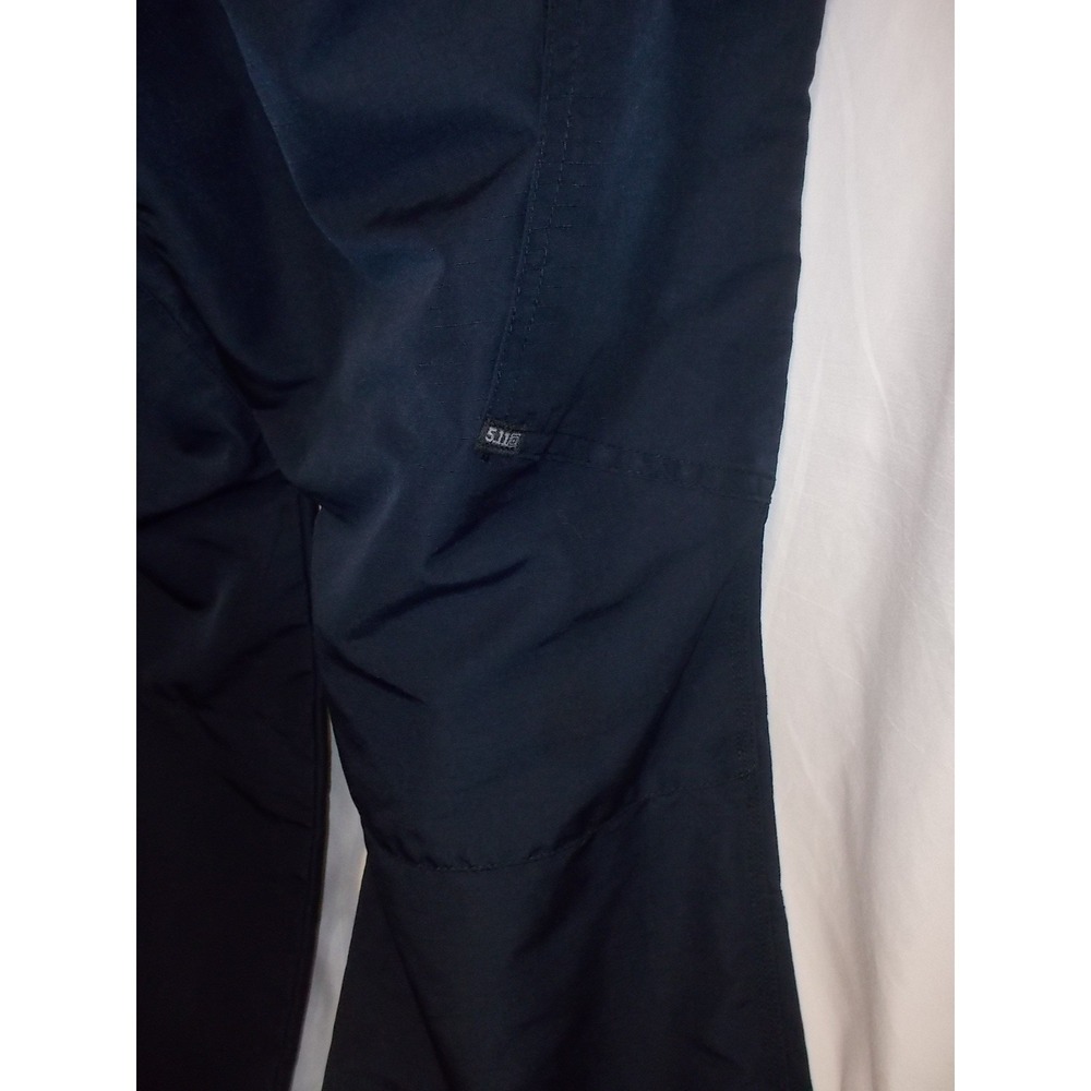 5.11 Tactical Mens Navy Blue Ripstop Cargo Pants 32x32 Duty Outdoor Workwear - Picture 3 of 7